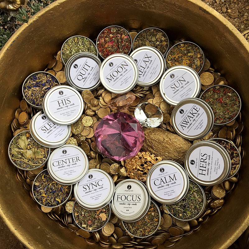 Organic Herbal Smoke Tea Bath Vape Aromatherapy Blends