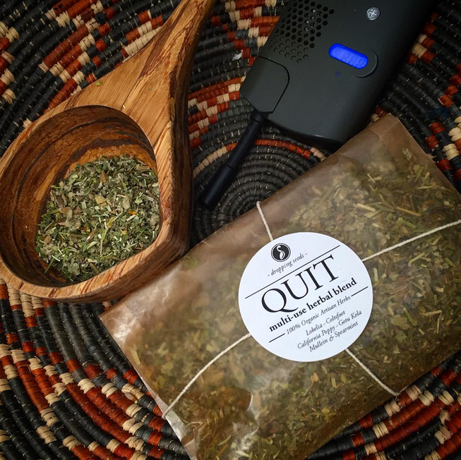 Organic, Smokable herbal tea, vape and bath