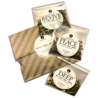 Organic Hemp Fortified Herbal Smoke Tea Bath Vape Aromatherapy Blends