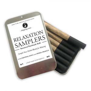 Smokable tea herbal hemp paper preroll cigarette for relaxation
